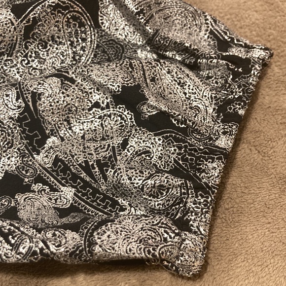 MICHAEL MICHAEL KORS Metallic Paisley Wrap Top - Picture 10 of 11